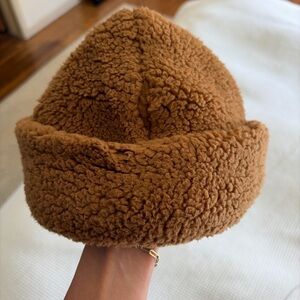 ASOS Brown Teddy Fleece Hat